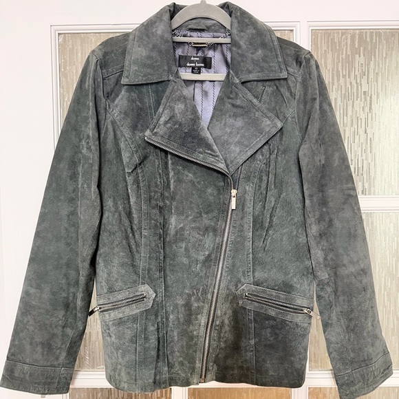 Vintage Dennis Basso Suede Leather Jacket – Women’s XS oversized - Picture 4 of 14